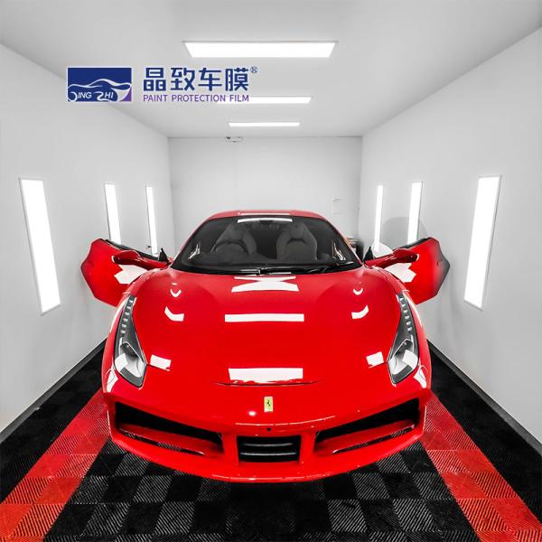 Buy cheap Anti Scratch Heatproof PPF Color Wrap , Glossy Metallic Vampire Red Vinyl Wrap from wholesalers
