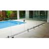 Buy cheap Transparent Outdoor Glass Fence , Fully Frameless Glass Pool Fencing from wholesalers
