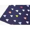 Buy cheap Blue Printed PU Leather With Sweet Heart For Children's Coat , Windbreaker , Raincoat from wholesalers