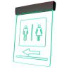 Buy cheap Green LED edgelit acrylic sign 8mm engraved colorful hanging from wholesalers