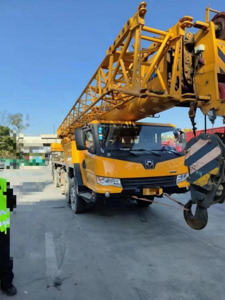2021 Used Truck Mounted Mobile Crane With 50Ton Lifting Capacity In Excellent