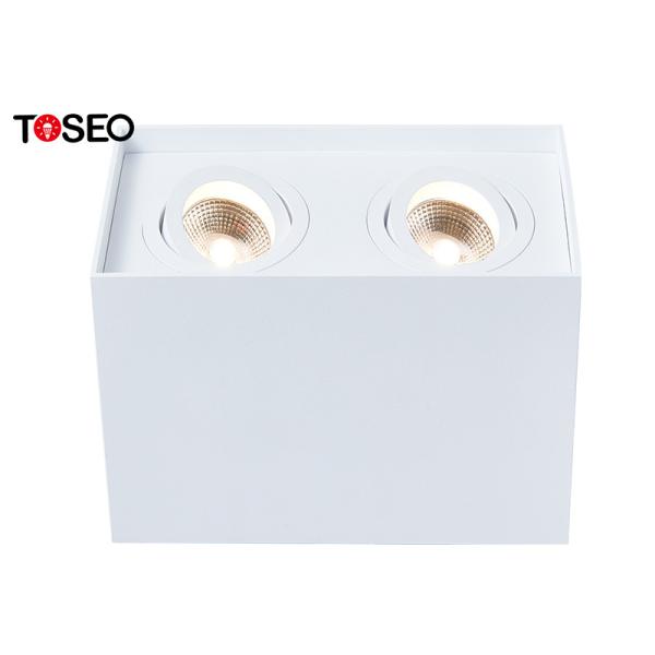 Buy cheap Restaurant Square Surface Mounted Downlight / Adjustable Gu10 Ceiling Spotlights from wholesalers