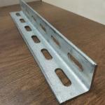 30-100mm Slotted Angle Iron 8 Ft With 50-100mm Hole Galvanized Zinc Plated Steel