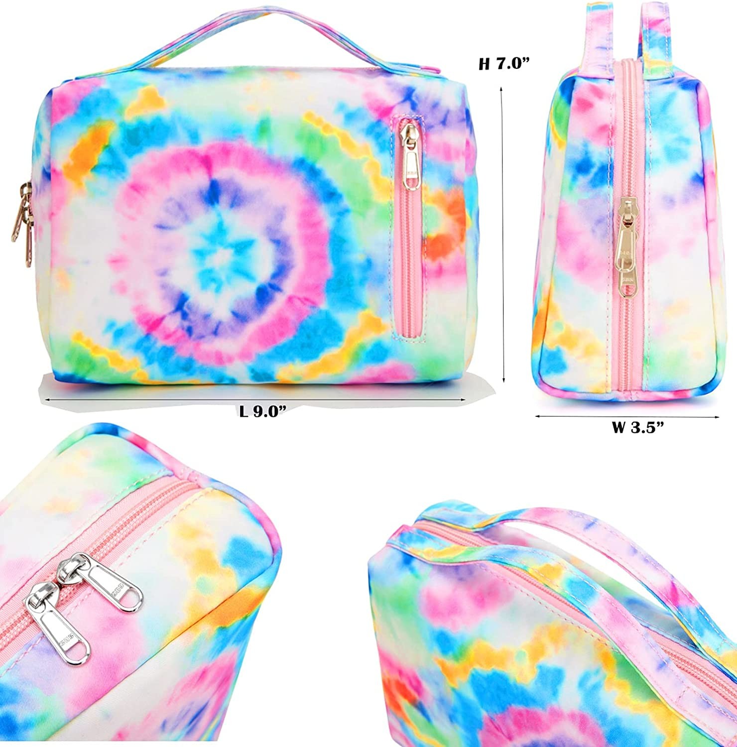Shockproof Durable Toiletry Bag Travel Makeup Bag Portable Cosmetic Bag Organizer for Women and Girls