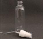 80ml Transparent Small Plastic Spray Bottles , Disinfectant Plastic Bottle