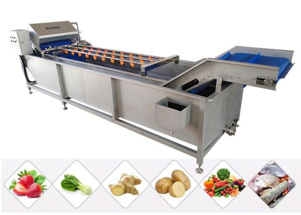 Buy cheap 13.8KW Vegetable Fruit Washing Machine Salad Lettuce Spinach Processing Line from wholesalers