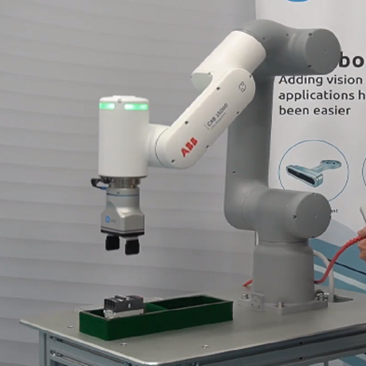 ABB 6 Axis Industrial Robot With OnRobot Electric Gripper Easy Program Packing Electronic Component As Robotic Arm
