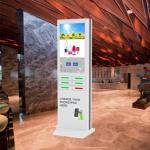 Advertisement Public Mobile Phone Charging Station , Cell Phone Charging Tower