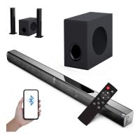 Buy cheap Bluetooth Wireless Soundbar Gray Wood Bluetooth Soundbar With 230W Outputs product
