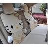 Buy cheap 12pcs beige cartoon hello kitty car seat cover rearview saddle seat cushion car supplies from wholesalers