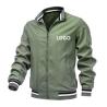 Buy cheap Custom Plus Size Fashion Men's Jackets Casual Waterproof Blank Golf Lightweight Windbreaker Bomber Jacket For Men from wholesalers