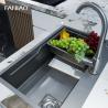 Buy cheap Custom Melamine Kitchen Cabinet Bespoke Modern Kitchen System With Island Table from wholesalers