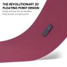 Buy cheap Purplish Red Sport Yoga Mat Extra Thick 10mm TPE Wear Resistance from wholesalers