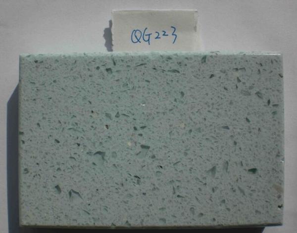 Buy cheap Colorful Polished Quartz Stone Countertops Slab SGS Certification from wholesalers