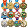 Buy cheap Custom Logo Sport Running Finisher Football Zinc Alloy Metal Personalized Medal from wholesalers