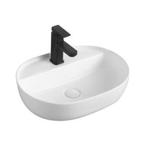 Wholesale Countertop Ceramic White Oval Lavabo Hand Wash Basin for Bathroom Washroom from china suppliers