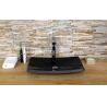 Buy cheap Black Granite Polished Stone Sink Basin Multiple Styles Contemporary Design from wholesalers
