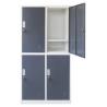 Buy cheap 4 Doors Steel Line Furniture D450mm Clothes Storage Locker from wholesalers
