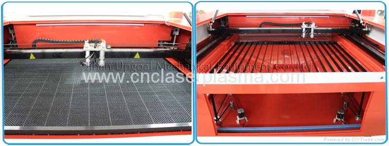Honey comb & knife strip double working table, auto lifting table