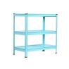 Buy cheap Multi Level CE Steel Freestanding Shelving Unit 0.7mm 3 Tier Metal Shelf from wholesalers