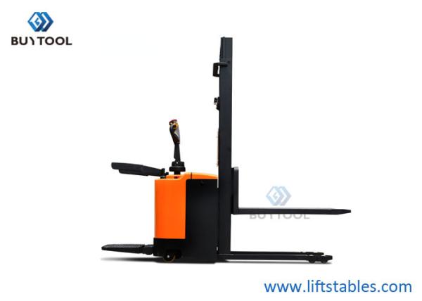 Buy cheap Q345B Electric Lift Trucks Powered Walkie Stacker 1500kg from wholesalers