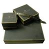 Buy cheap Recyclable Keepsake Gift Boxes Dark Cafe Pearl Paper PVC Mould Satin linging from wholesalers