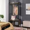 Buy cheap Open Wardrobe with Cabinet, Industrial Open Wardrobe, Storage Wardrobe for Bedroom, Drawer Dresser, XHSR22BX from wholesalers