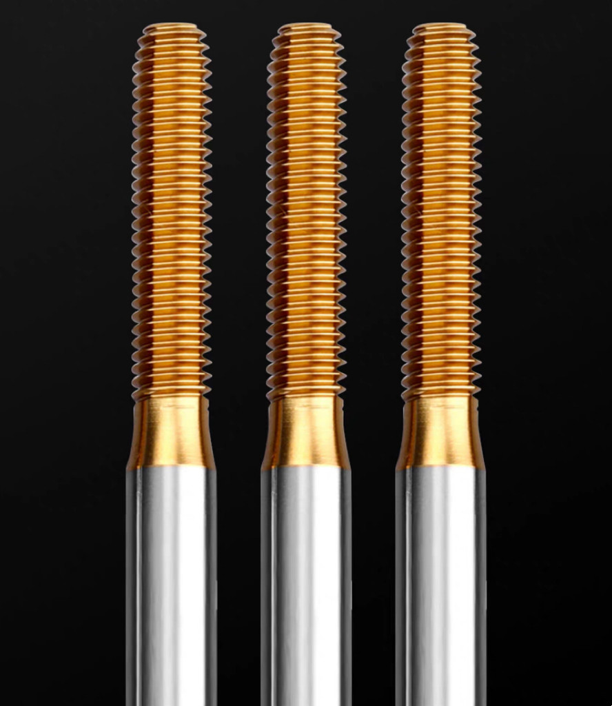TiN Coating Extrusion Screw Tap Milling Tool Stainless Steel Special Carbide Tools