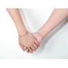 Buy cheap High Quality Fashion Fine Jewelry Pure 18k Real Gold And Natural Vs Diamonds LOVE Bracelet, Small Model Paved from wholesalers