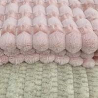 Buy cheap Blue Brown Fluffy Fabric Material Pink Beige Fluffy Clothing Material product