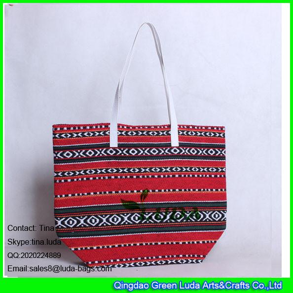 Buy cheap LUDA sadu fabric promotion bag dhabi fashion women shopping tote bag from wholesalers