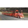 Buy cheap Diesel Power Tourist Trackless Train With 42 Seats , Multi Color Shopping Mall Trains from wholesalers