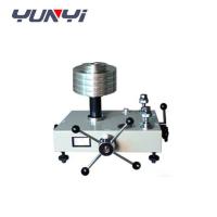 Buy cheap Precision Dead Weight Tester Piston Pressure Gauge Calibrator product