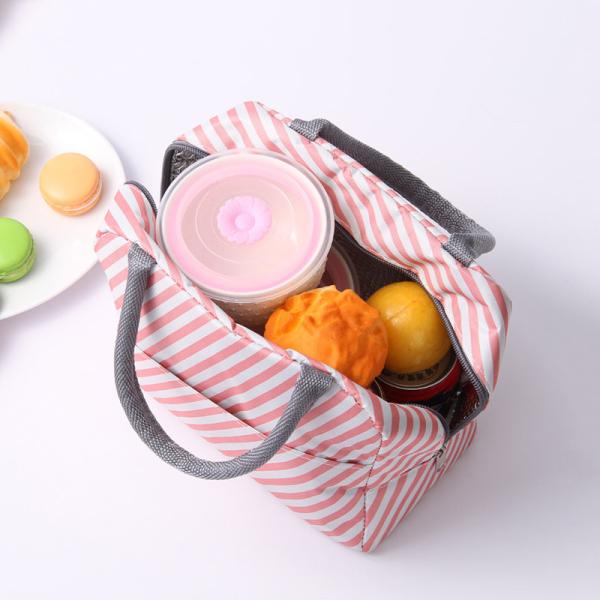 Buy cheap Custom Printed Striped Oxford Insulated Lunch Cooler Bags from wholesalers