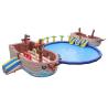 Buy cheap Pirate Ship Commercial Inflatable Water Park 0.9mm PVC Tarpaulin Made from wholesalers
