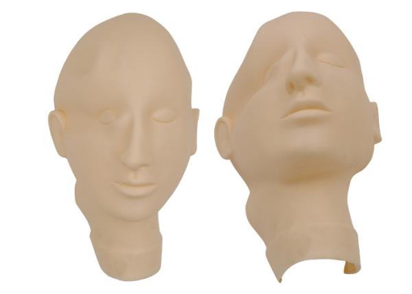 Buy cheap Flexible 3D Silicone Tattoo Practice Skin Face Mask , Easy To Wash from wholesalers