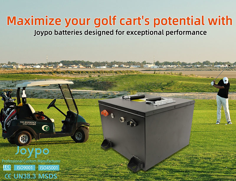 Electric Golf Cart 48 Volt Li Ion Battery Pack Prismatic LiFePO4 Battery