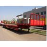 Buy cheap 80t Hydraulic 3 Axle Low Bed Trailer 12R22.5 Transport Excavator from wholesalers