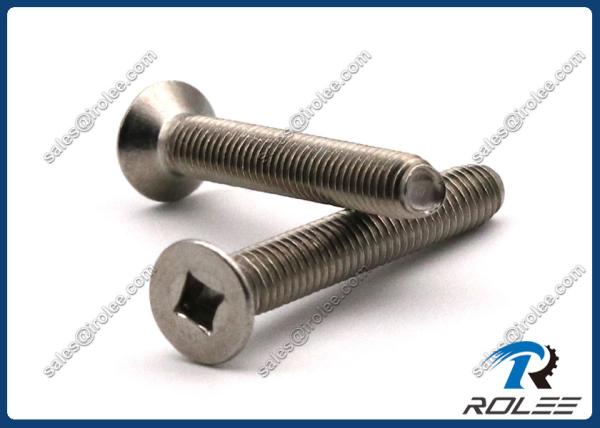 Buy cheap 304/316/410 Stainless Square Countersunk Head Trilobular Thread Forming Screws from wholesalers