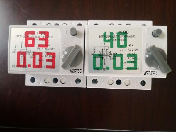Buy cheap 32A 40A 63A 100A 2 Pole Rccb Residual Current Circuit Breaker from wholesalers
