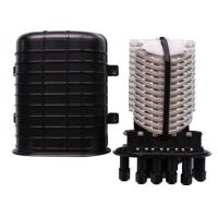 Buy cheap Dome Type Fiber Optic Joint Box PC Plastic 144 Core Optical Fiber Closure product