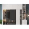 Buy cheap Mirror Door Modern Luxury Corner Walk In Closet Unit Storage Clothes Wardrobe from wholesalers
