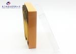 Rectangle Shaped Rigid PET Cover Custom Plastic Packaging For Chocolate Box