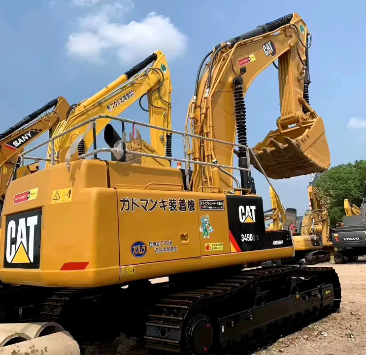 Heavy Equipment Machine CAT 349D 49 Ton Lager Used Excavators Digger In Stock