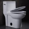 Buy cheap Floor Mounted Commode One Piece Skirted Toilet Elongated 1.28gpf from wholesalers