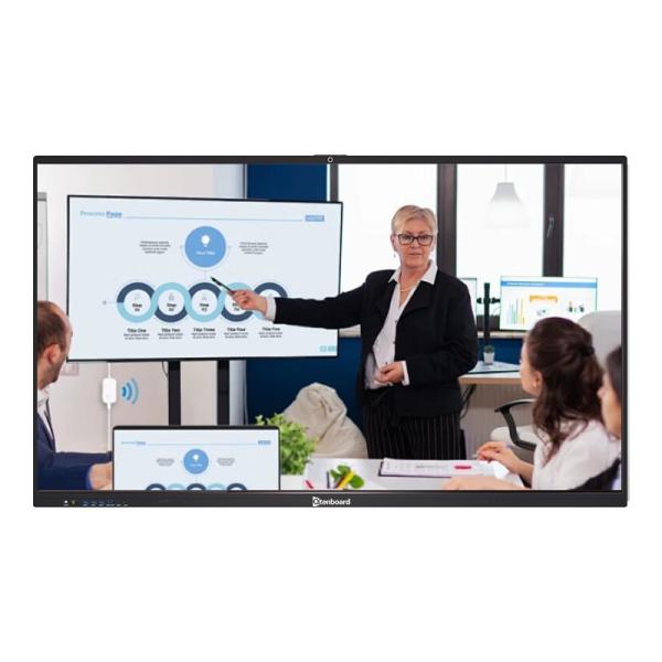 Buy cheap Qtenboard 40 Point Touch Screen Smart White Board Smooth Writing Ai Camera Meeting from wholesalers