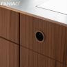 Buy cheap Modern Wood Grain 304 Stainless Steel Waterproof Villa Kitchen Cabinet from wholesalers