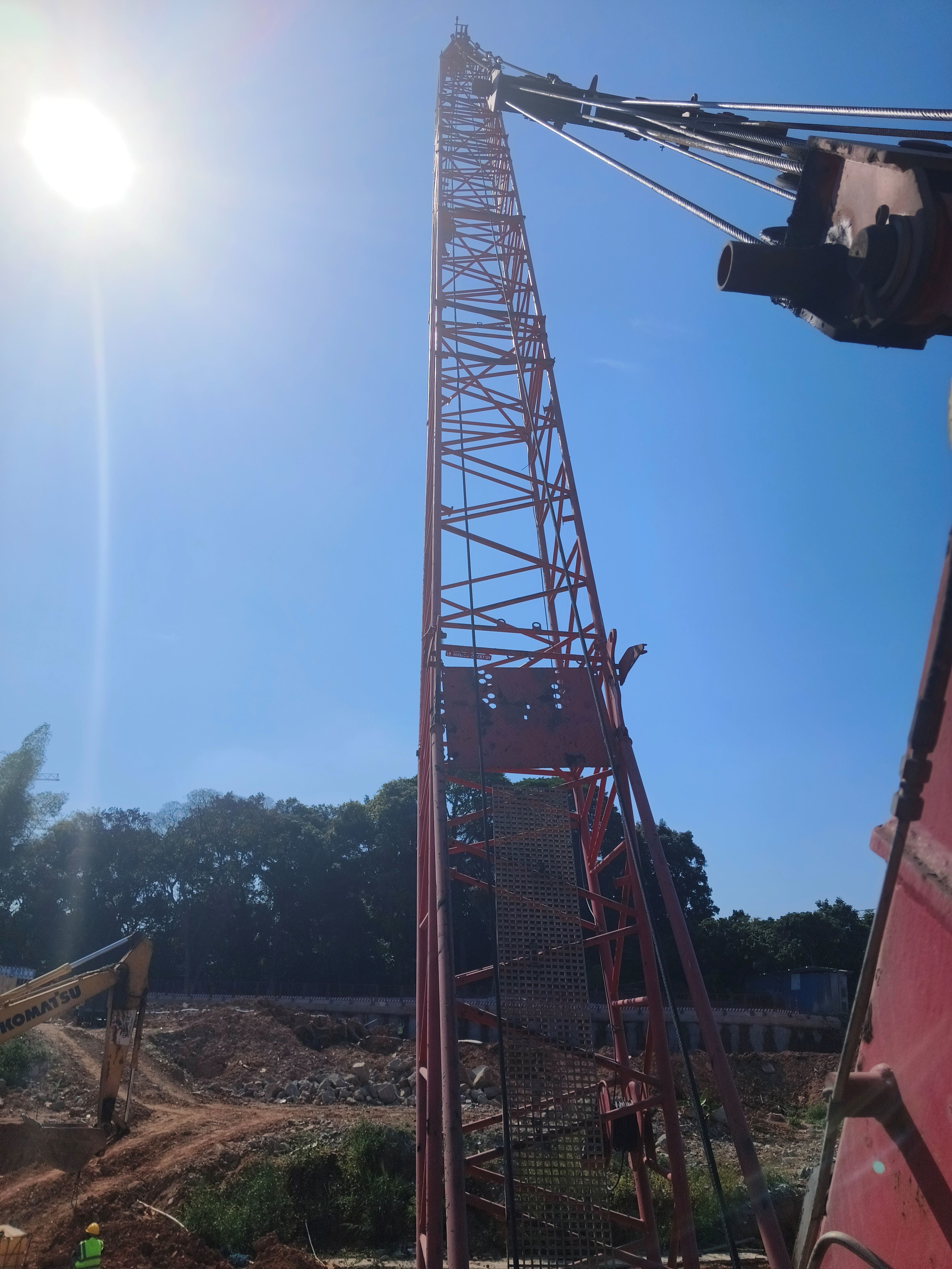 2019 SANY 60 Tons Used Crawler Crane ISO9001 Certified 40m Lifting Height