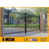 Buy cheap W 2400mm Security Metal Fencing Gate Powder Coated For School from wholesalers