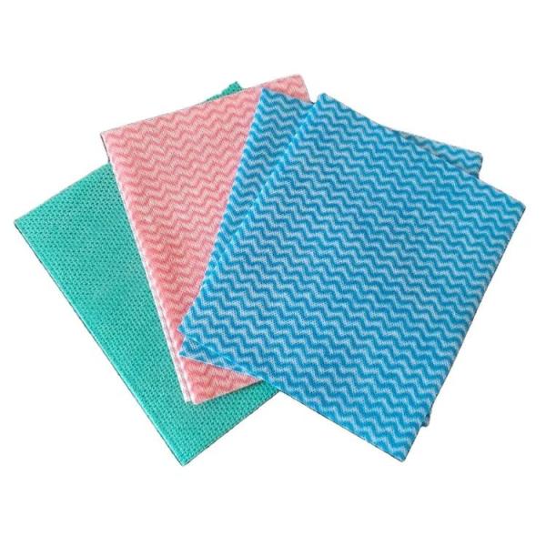 Buy cheap Spunlace Disposable Cleaning Wipes Non Woven 35gsm Multi Purpose from wholesalers